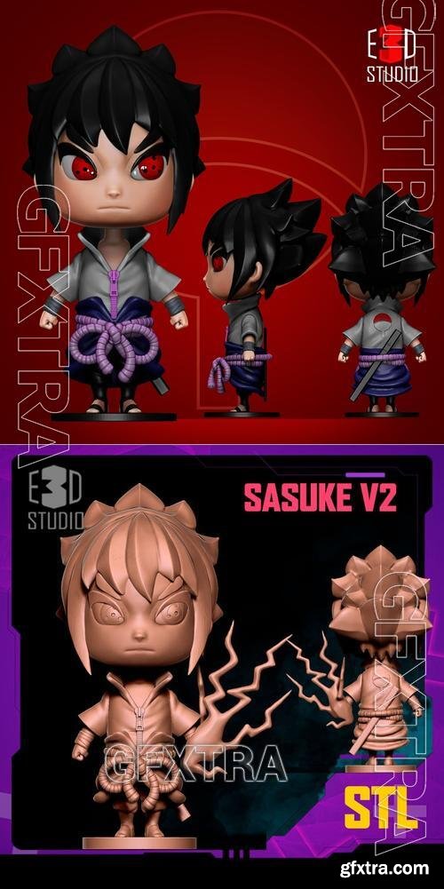Sasuke - Chibi v1-2 &ndash; 3D Print Model