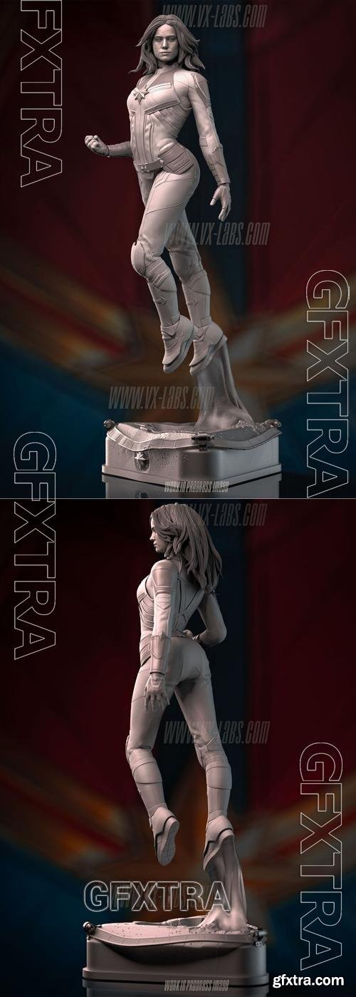 Megha L - Carol Danvers - Captain Marvel &ndash; 3D Print Model