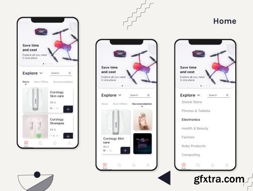 Ink Mart Ecommerce UI Kit Ui8.net