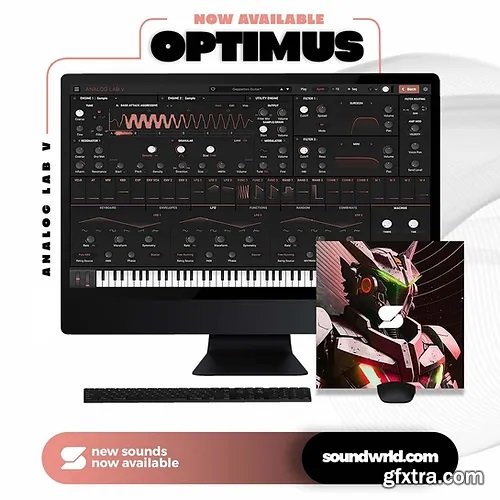 Soundwrld Optimus (Analog Lab V Bank + One Shot Kit)