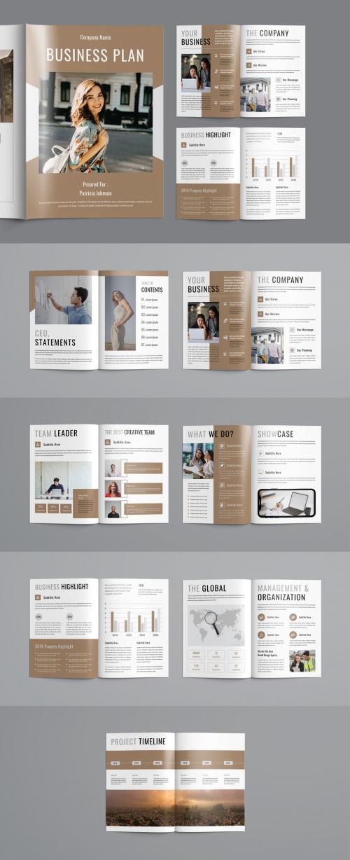 Business Bifold Brochure Template 643918510