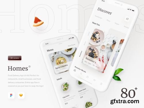 Homes - Food Delivery App Ui8.net