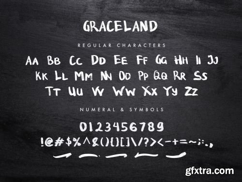 GRACELAND - Outdoor Brush Font Ui8.net