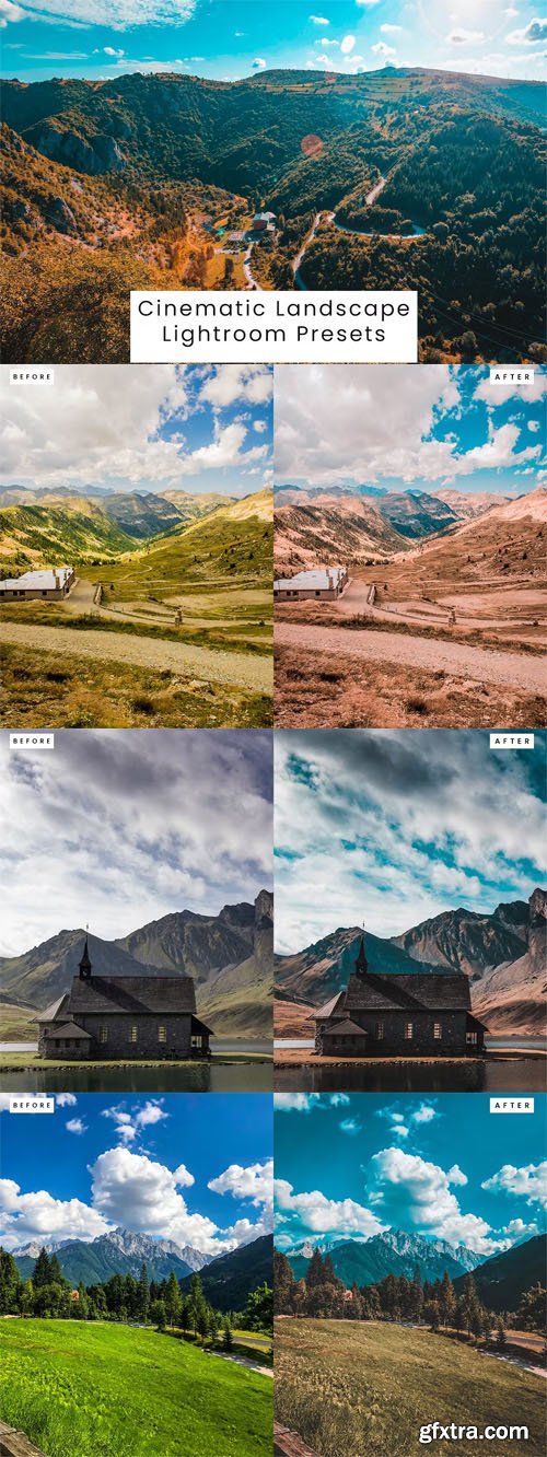 Cinematic Landscape Lightroom Presets