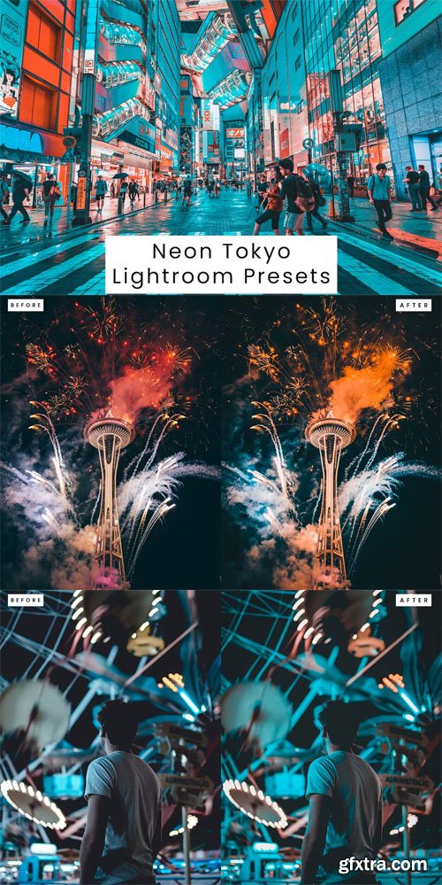 Neon Tokyo Lightroom Presets