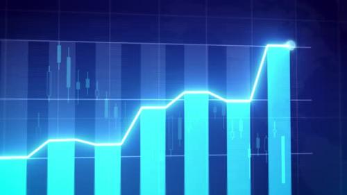 Videohive - Graph Chart Financial Loop 4K resolution - 48259721 - 48259721