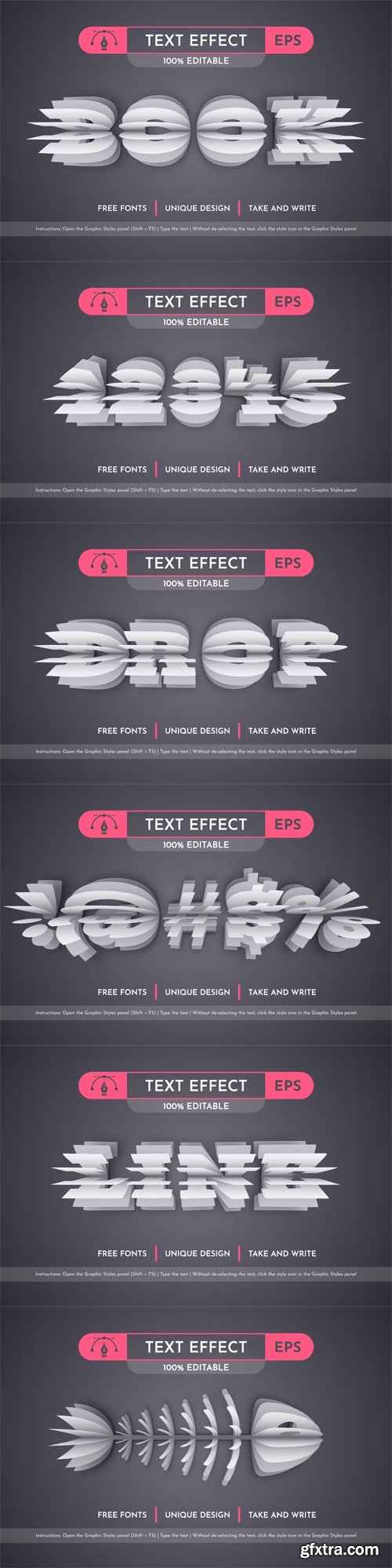 Book - Editable Text Effect, Font Style