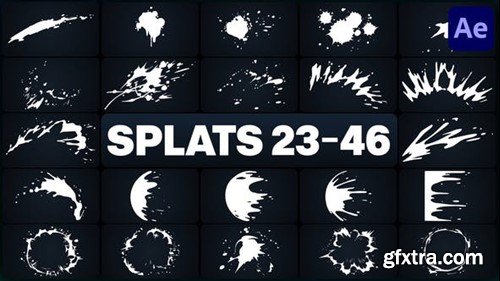 Videohive Splats Elements for After Effects 48606358