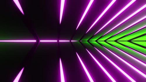 Videohive - Purple neon lasers on green background. Looped animation - 48261927 - 48261927