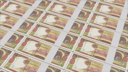 Videohive - 50 SYRIAN POUND banknotes printed by a money press - 48262015 - 48262015