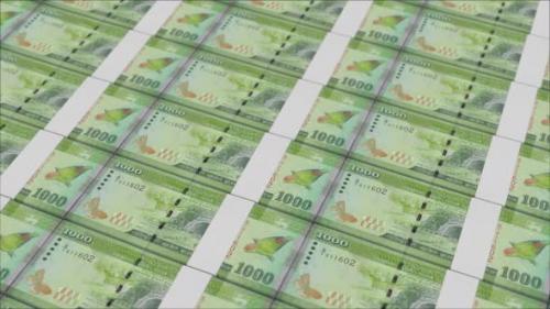 Videohive - 1000 SRI LANKAN RUPEE banknotes printed by a money press - 48262018 - 48262018