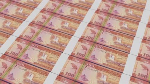 Videohive - 100 SRI LANKAN RUPEE banknotes printed by a money press - 48262019 - 48262019