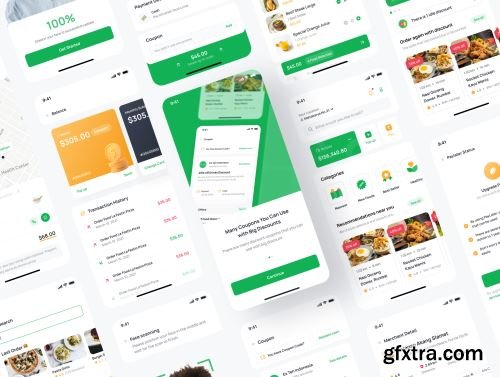 Foodies - Food Delivery App UI Kit Ui8.net