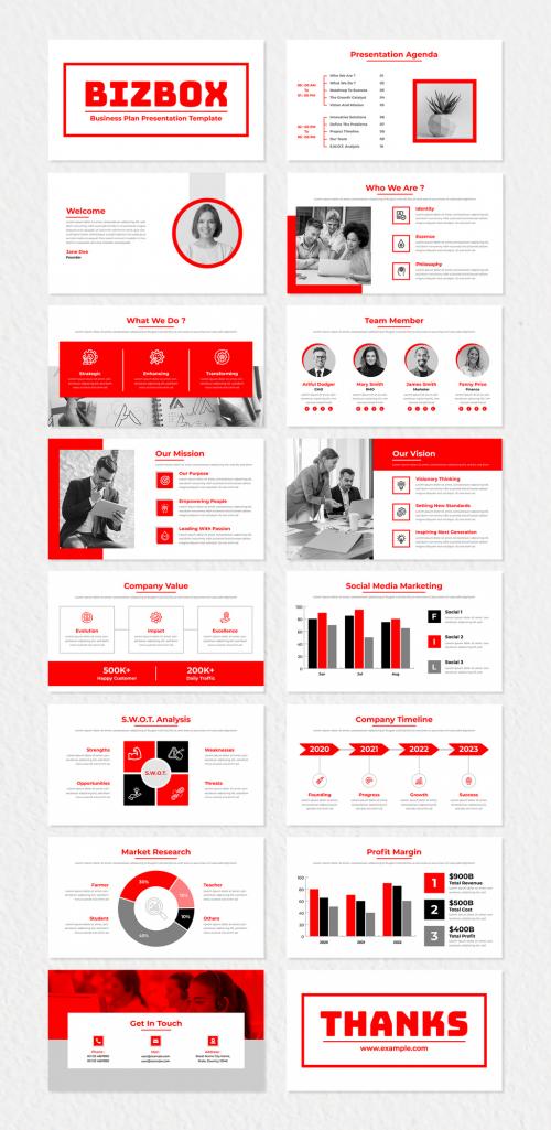 Business Plan Presentation Design 643913352