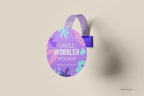 Premium PSD | Wobbler mockup Premium PSD