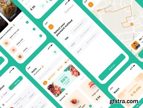 Foody - Food Delivery UI KIT Ui8.net