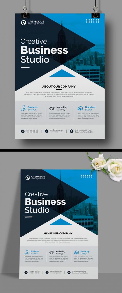 Business Studio Flyer Design 643910934