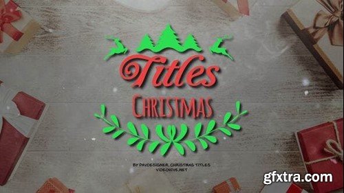 Videohive Merry Christmas Titles 48650508