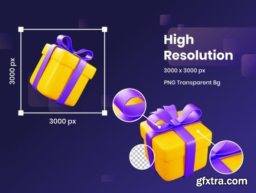 Gift Boxes - 3D Illustration Ui8.net