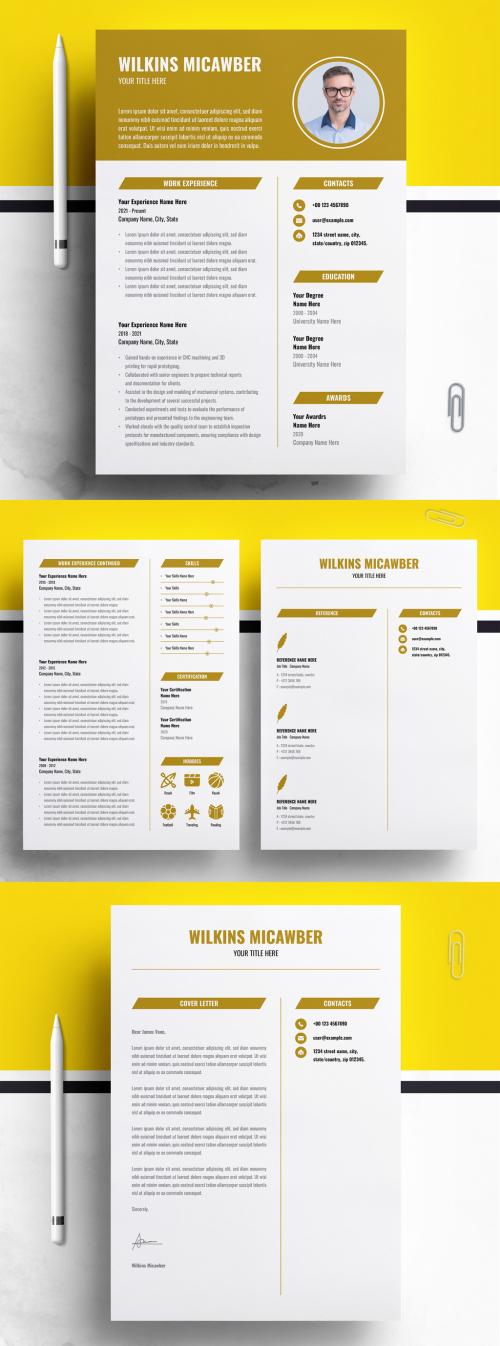 Modern Resume Design 643885062