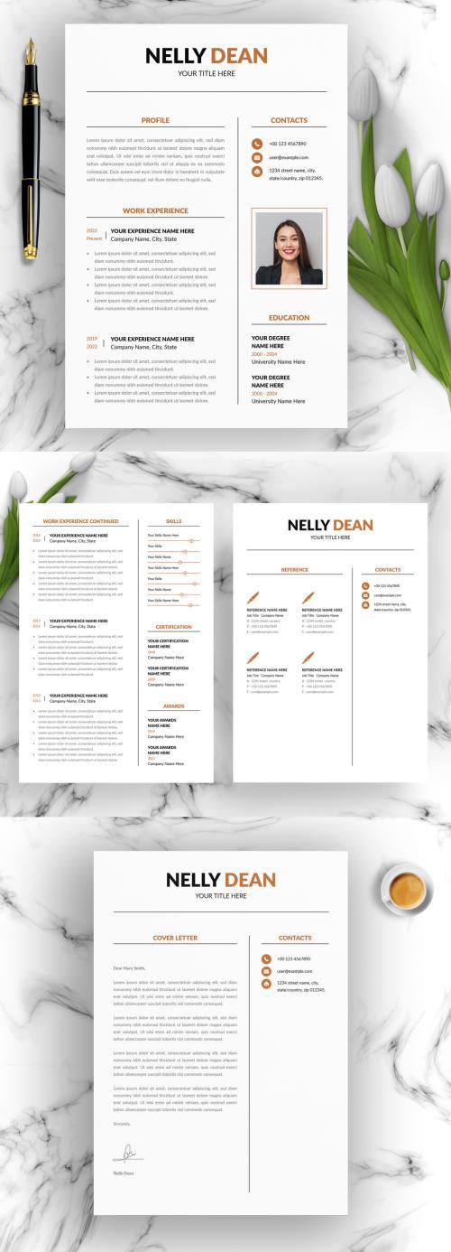 Business Resume Template 643884971