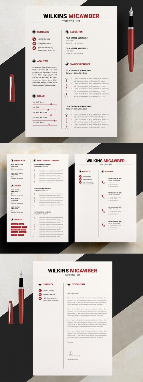 Black & White Resume 643884935