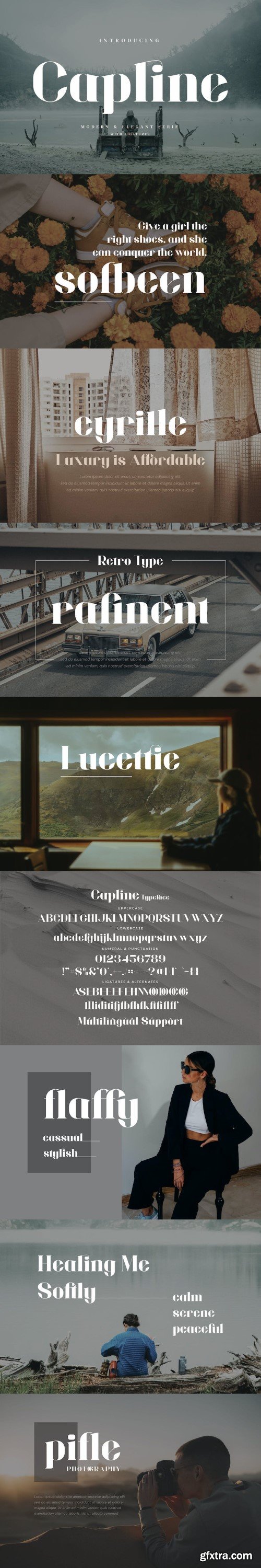 Capline - Stylish Ligature Font