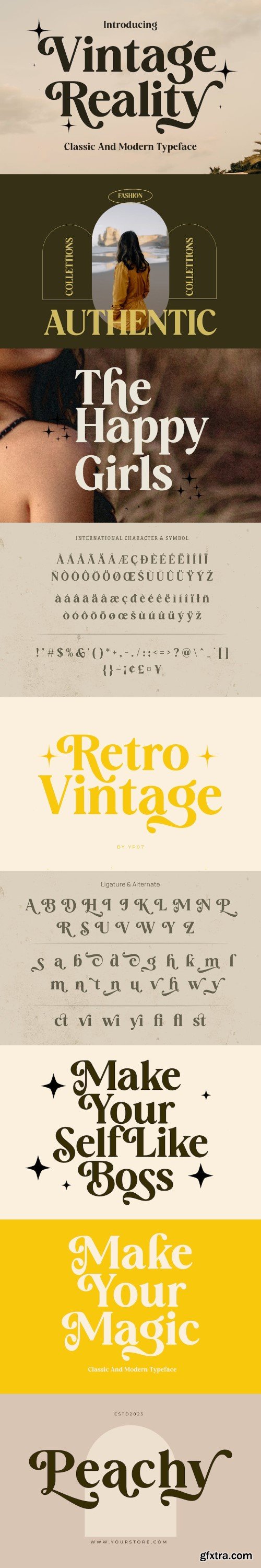 Vintage Reality Font