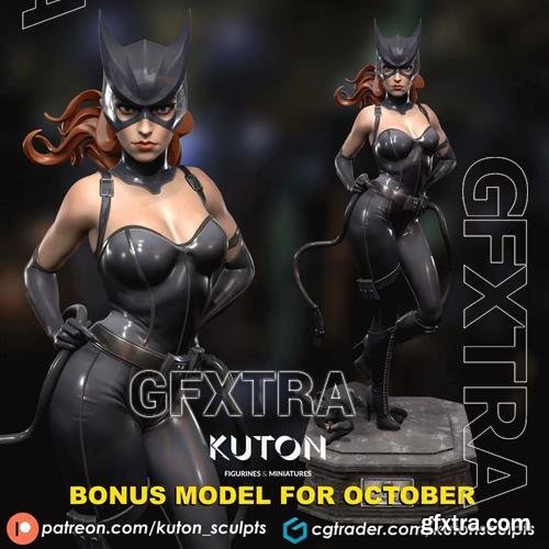Kuton Figurines - Catwoman Version 2 &ndash; 3D Print Model