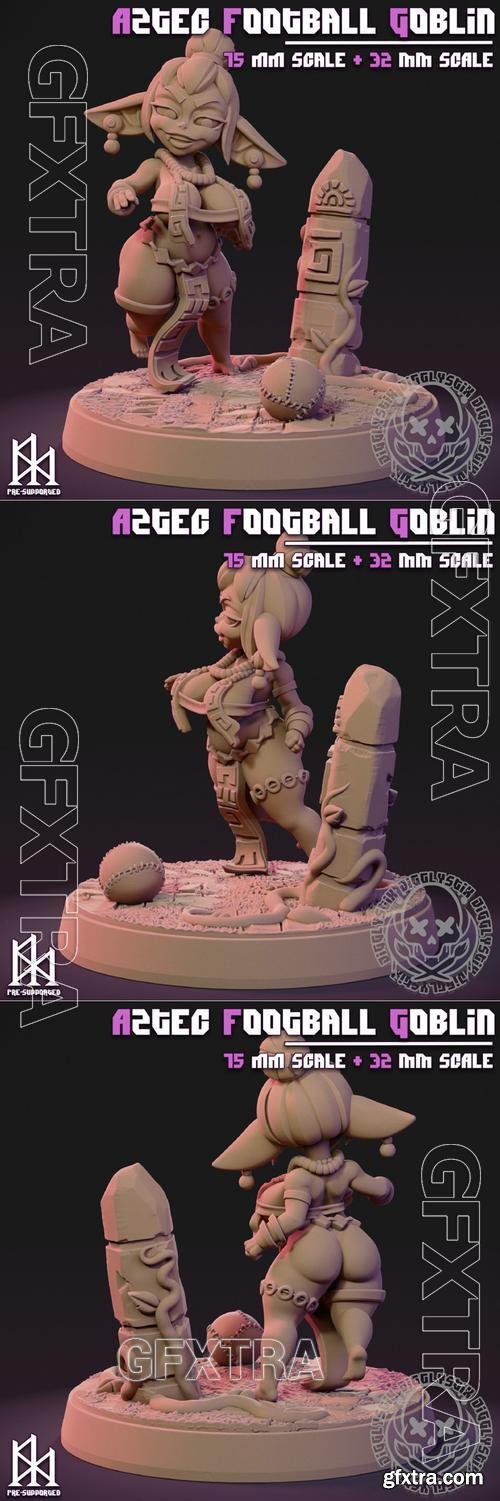Jigglystix - Aztec Football Goblin &ndash; 3D Print Model