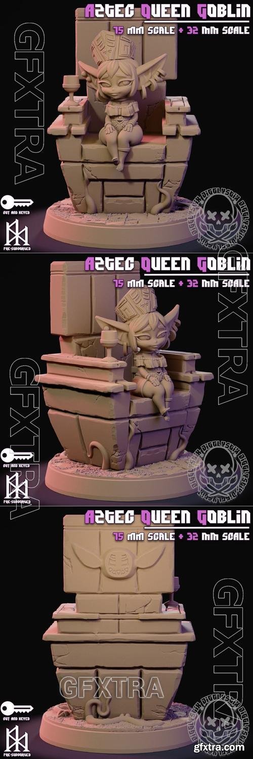 Jigglystix - Aztec Queen Goblin &ndash; 3D Print Model