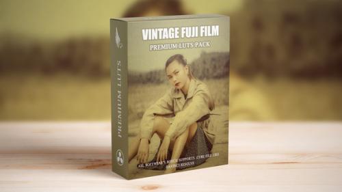 Videohive - Vintage Old Fujifilm Look Cinematic LUTs for DaVinci Resolve - 48332047 - 48332047