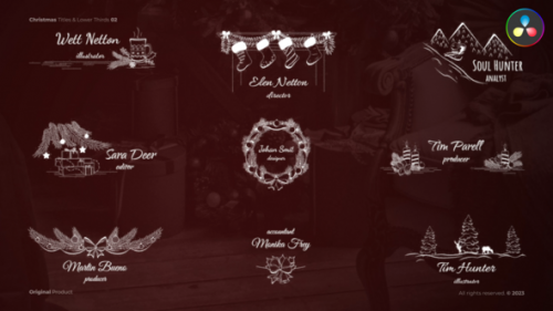 Videohive - Christmas Titles & Lower Thirds Part 02  DR - 48345304 - 48345304