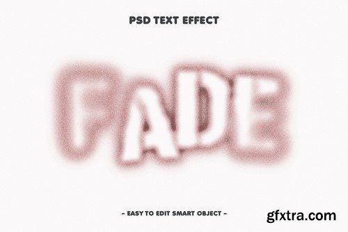 Fade Textured Layer Style Text Effect L225RXZ