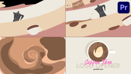 Videohive - Coffee Shop Quick Logo Opener for Premiere Pro - 48311035 - 48311035