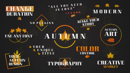 Videohive - Autumn Leaves Titles - 48324041 - 48324041