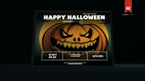 Videohive - Halloween Logo Card - 48335760 - 48335760