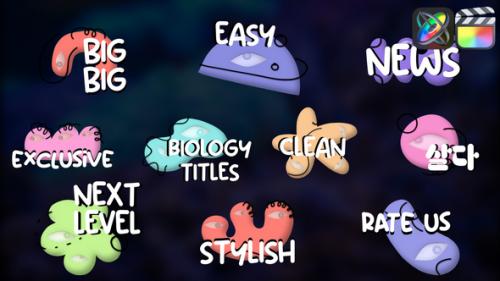 Videohive - Biology Cells Titles for FCPX - 48337911 - 48337911