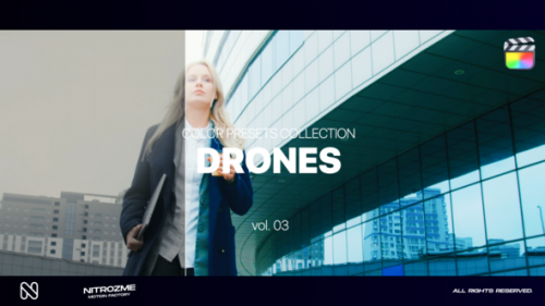 Videohive - Drones LUT Collection Vol. 03 for Final Cut Pro X - 48341695 - 48341695