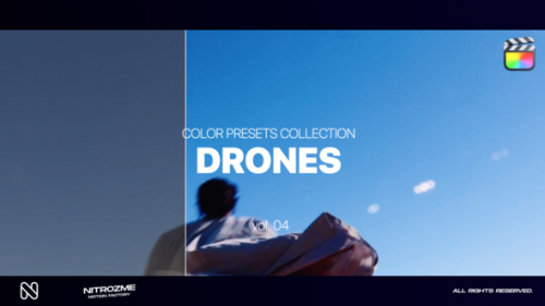 Videohive - Drones LUT Collection Vol. 04 for Final Cut Pro X - 48341707 - 48341707