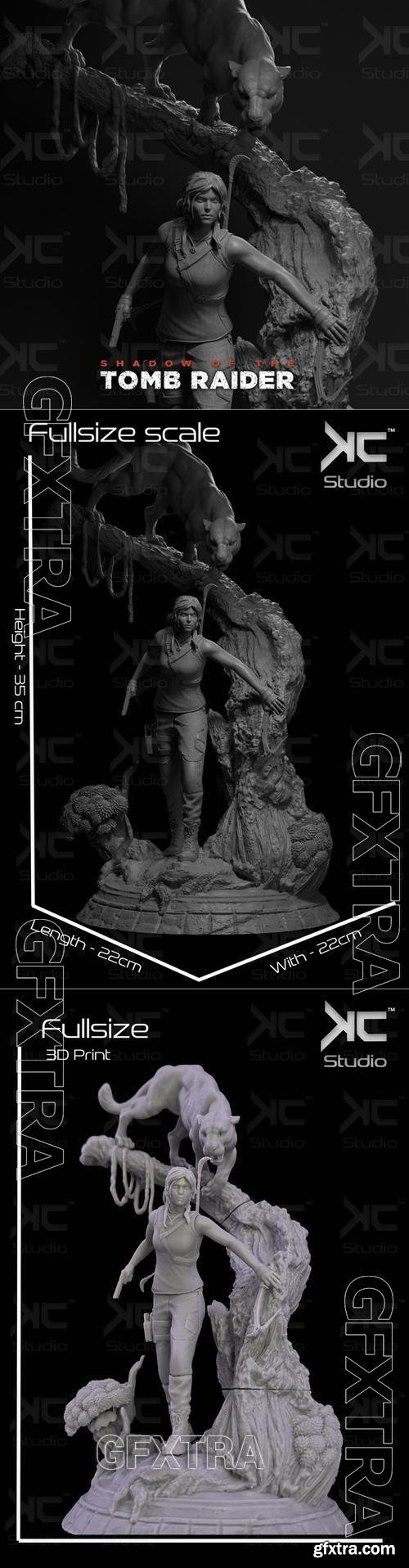 Kc Studio - Tomb Raider &ndash; 3D Print Model