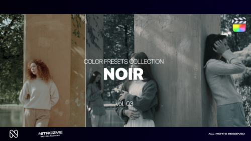 Videohive - Noir LUT Collection Vol. 03 for Final Cut Pro X - 48341890 - 48341890