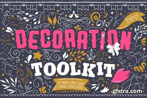 Decoration Toolkit Vector Arrows Borders Frames YED8QYS