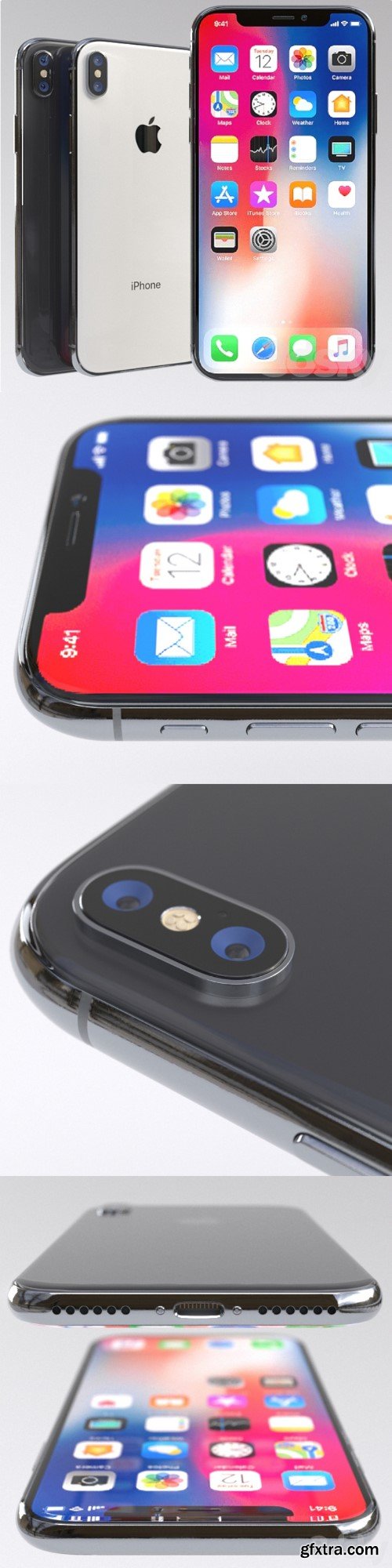 Apple iPhone X (vray GGX)