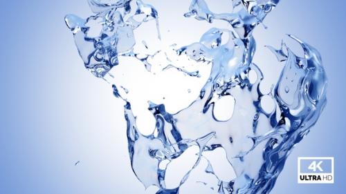 Videohive - Blue Water Splash - 48364554 - 48364554