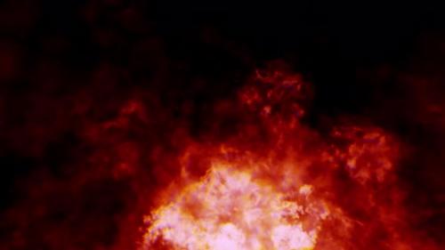 Videohive - Fire Explosion 4K - 48364669 - 48364669