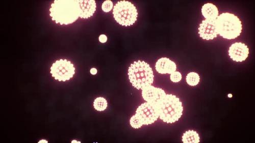 Videohive - Virus Cells or Bacterias Under Microscope - 48367570 - 48367570