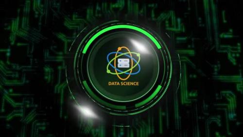 Videohive - Data Science_Hud Style Animation - 48367893 - 48367893