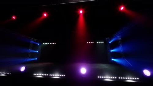 Videohive - Free Stage with Lights From Lighting Devices - 48368200 - 48368200