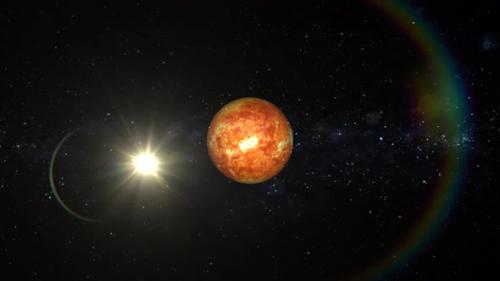 Videohive - Sun planet animation. 2396 - 48369627 - 48369627